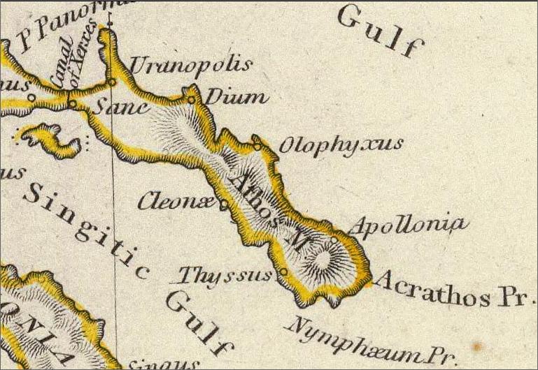 map 1829 Ancient Greece London