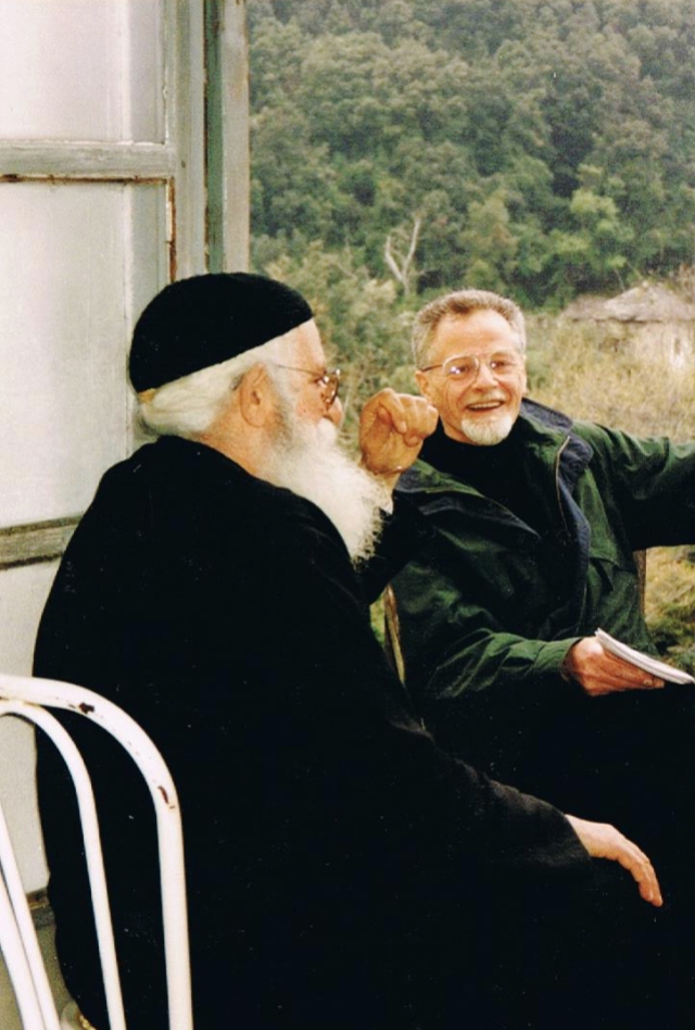 0102-portret-r-geldermans-7-april-1998-with-father-iakovos-in-iviron